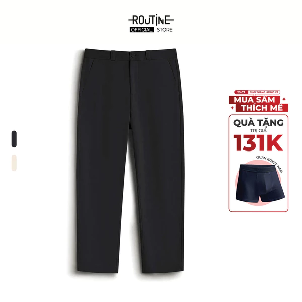 Quần Kaki Nam Dài Form Slim Cropped - Routine 10F24PCA005R1