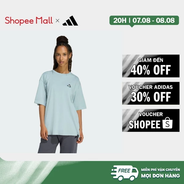 [Duy nhất 8.8 - VOUCHER 30%]adidas Lifestyle SOFT SIDE OVERSIZED GRAPHIC T-SHIRT Women Green KA5092