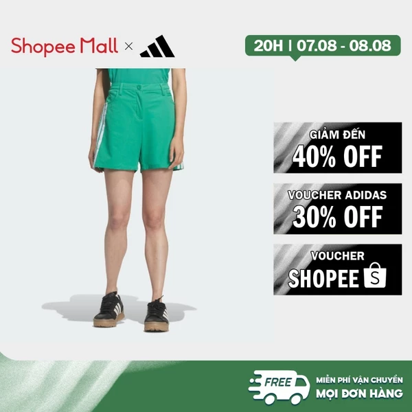 [Duy nhất 8.8 - VOUCHER 30%]adidas Đánh gôn QUẦN SHORT 3 GẠCH 5INCH Nữ màu xanh lá KD7214