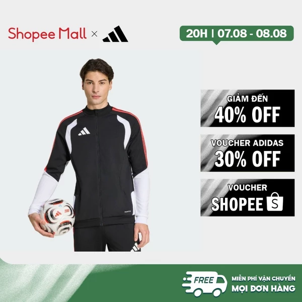 [Duy nhất 8.8 - VOUCHER 30%]adidas Bóng đá Áo Khoác Tập Luyện Thi Đấu Tiro 26 Competition Nam Đen KA7680
