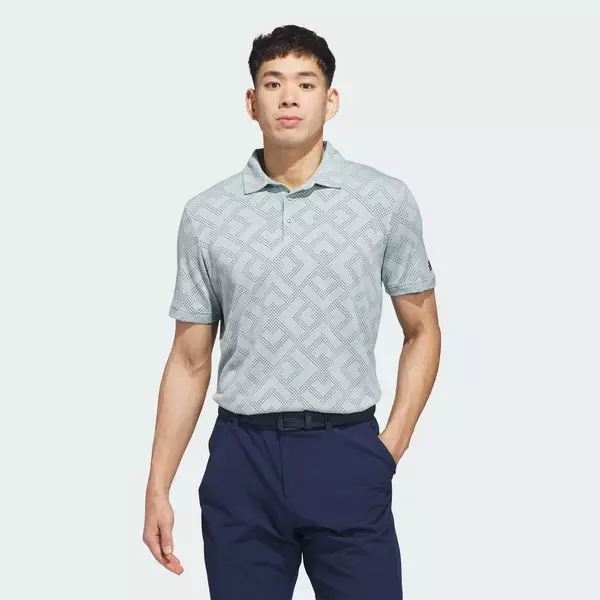 adidas Đánh gôn ÁO POLO JACQUARD ULTIMATE365 Nam màu xanh lá KB1393