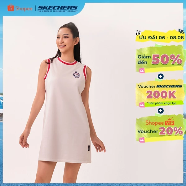 Sleeveless Dress Nữ Skechers Hello Kitty & My Melody Sleeveless Dress - SL226W243-00QF
