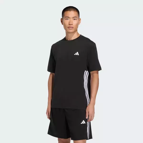 adidas Gym & Training ÁO THUN 3 GẠCH WORKOUT ESSENTIALS FEELREADY Nam Đen KA3486