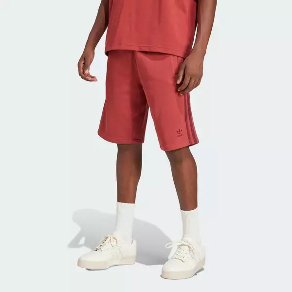 adidas Phong cách sống Quần Short 3 Sọc Adicolor Nam Đỏ JP0994
