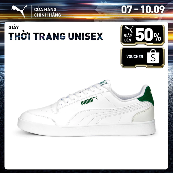 Giày thời trang PUMA Unisex Shuffle Màu Trắng