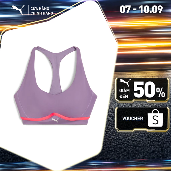 Áo Ngực Tập Luyện PUMA Nữ 4KEEPS CLOUDSPUN BRA Pale Plum Màu Tím