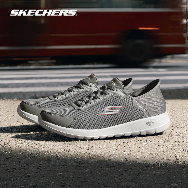Giày Thể Thao Nam Skechers Slip-Ins GOwalk Max Allan Đi Bộ - 216705-GYRD Air-Cooled Memory Foam