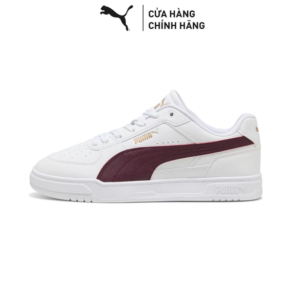 Giày Thể Thao PUMA Unisex Caven III White-Ruby Noir-Gold Màu Trắng