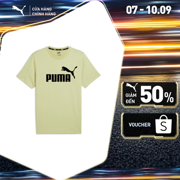 Áo Thun Thể Thao PUMA Nam ESS Logo Tee Pistachio Green Màu Xanh Lá