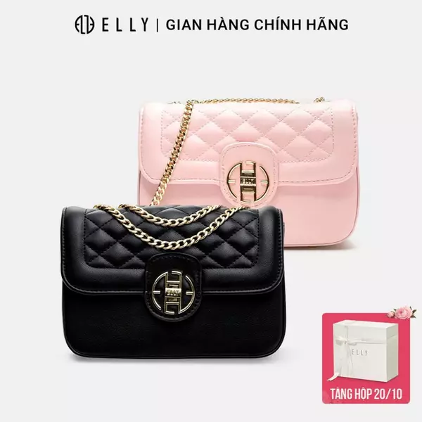 Túi xách nữ thời trang ELLY EL124 đeo chéo crossbody cao cấp chính hãng