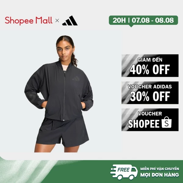 [Duy nhất 8.8 - VOUCHER 30%]adidas Lifestyle ADIDAS Z.N.E. WOVEN BOMBER Women Black KD8505