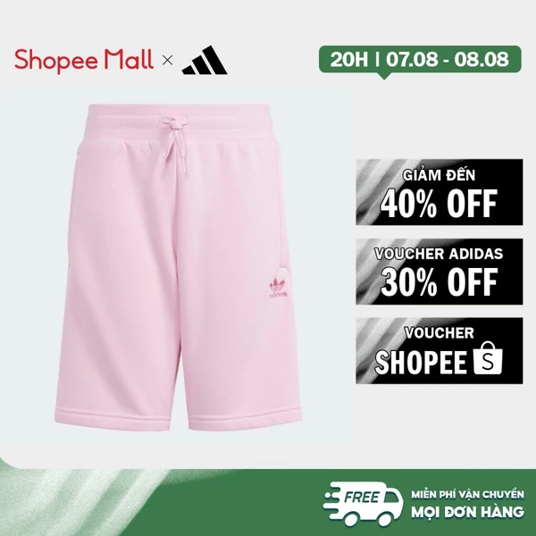 [Duy nhất 8.8 - VOUCHER 30%]adidas Phong cách sống Quần Short Adicolor Trẻ em Hồng IP3044