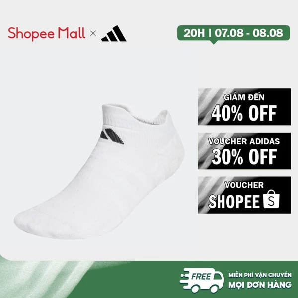 [Duy nhất 8.8 - VOUCHER 30%]adidas Padel Tennis & Tennis Tennis Low-Cut Cushioned Socks 1 Pair Unisex White HT1640