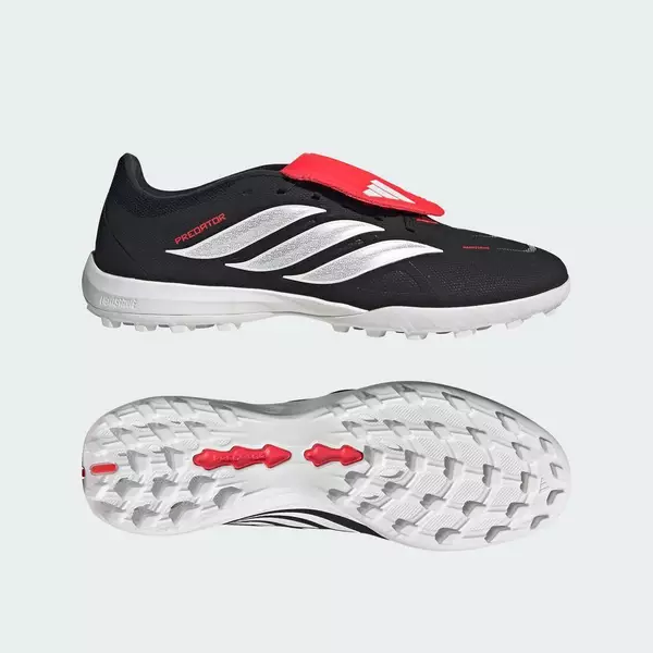 adidas Bóng đá Giày Đá Bóng Sân Cỏ Nhân Tạo Lưỡi Gà Gập PREDATOR LEAGUE Unisex Đen JR5029