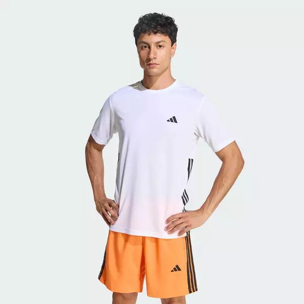 adidas Gym & Training ÁO THUN WORKOUT ESSENTIALS BASE 3 Gạch Nam trắng KD0699