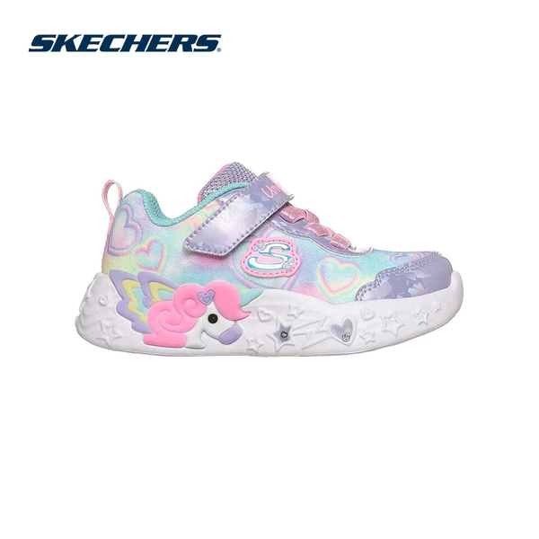 Giày Thể Thao Bé Gái Skechers Unicorn Charmer Lil Heart Sparkles - 303064N-LVMT