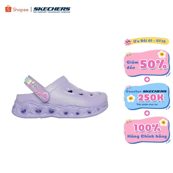 Giày Thể Thao Bé Gái Skechers Light Hearted-308411L-LAV