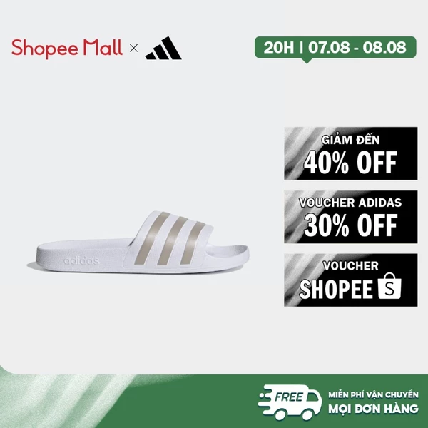 [Duy nhất 8.8 - VOUCHER 30%]adidas Bơi lội & Phong cách sống Dép quai ngang Adilette Aqua Unisex trắng EF1730