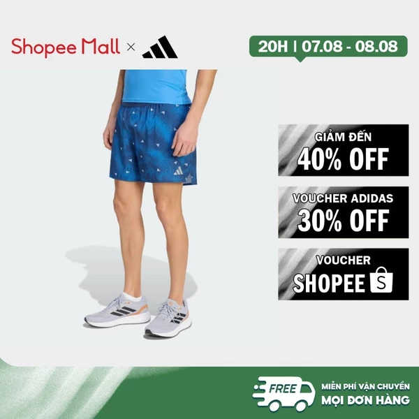 [Duy nhất 8.8 - VOUCHER 30%]adidas Chạy Quần Short adi365 Running Essentials Brand Love Nam Màu xanh da trời KD3958