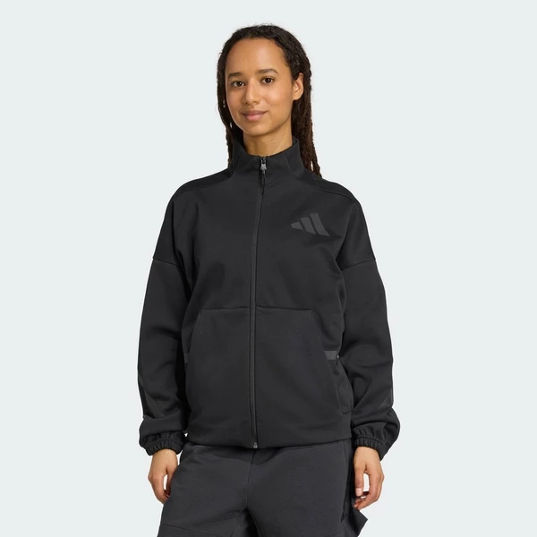 adidas Phong cách sống Áo Track Top adidas Z.N.E. Nữ Đen JW7778
