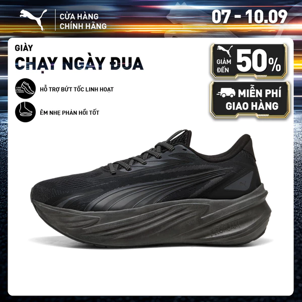 Giày Chạy Bộ PUMA Unisex Maxima Pro Black Màu Đen
