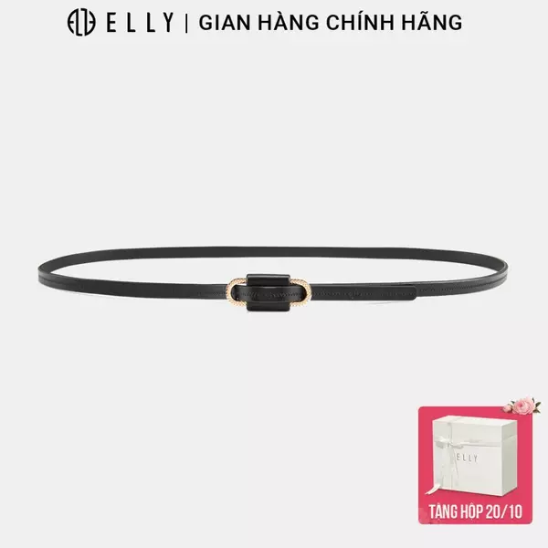 Thắt lưng nữ ELLY khóa luồn da bò Italy ED14 cao cấp dây nịt nữ thời trang chính hãng
