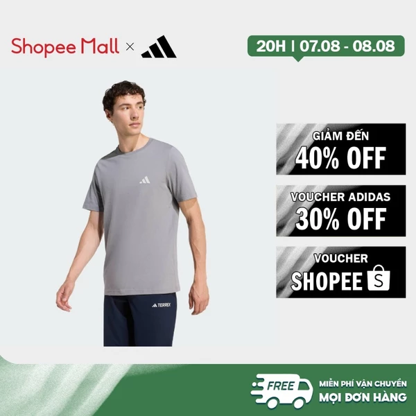 [Duy nhất 8.8 - VOUCHER 30%]adidas Hiking ÁO THUN TERREX GRAPHIC CAMPING GEAR Nam Xám KB9636