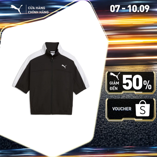 Áo Khoác Thời Trang PUMA Nữ T7 Short Sleeve Jacket Black Màu Đen