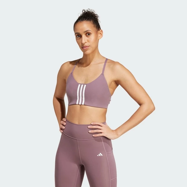 adidas Gym & Training Áo Bra Tập Luyện Light Support Aeroimpact Nữ Màu tím IW5312