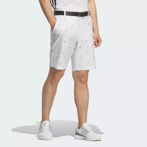 adidas Đánh gôn QUẦN SHORT MONOGRUM Nam trắng JY8270