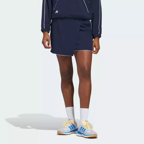 adidas Đánh gôn QUẦN GIẢ VÁY VẢI SỌC NHĂN ULTIMATE365 Nữ Màu xanh da trời KE3667