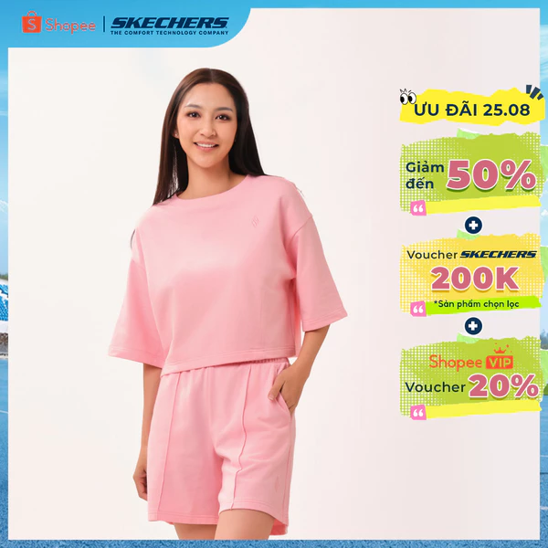 Sweat Shirt Nữ Skechers Skechers Authentic Lounge Sweat Shirt - SL226W174-04VD