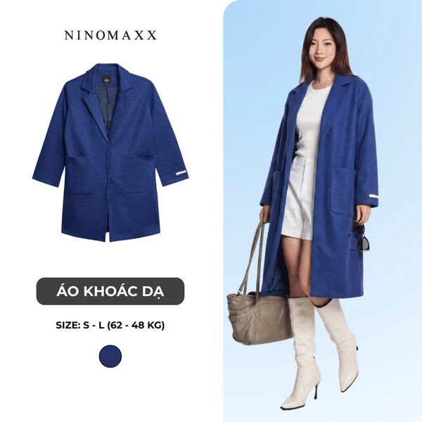 N&M Limited Áo Khoác Dạ Nữ Tay Dài Thời Trang 1708041