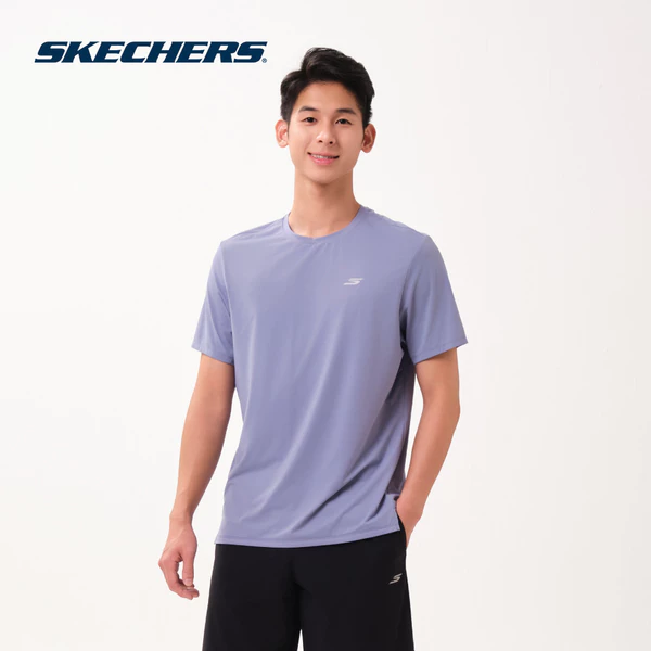 Áo Thun Tay Ngắn Nam Skechers Walking Performance Short Sleeve Tee - SP126M102-04VV