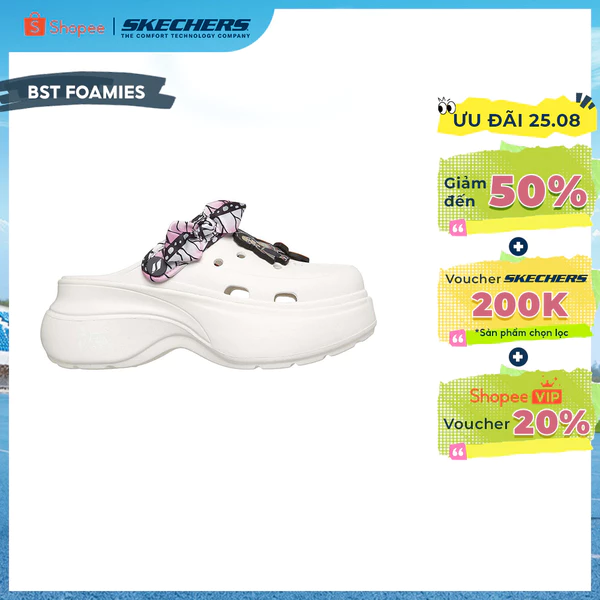 Giày Clog Nữ Skechers Demon Slayer Foamies Tai - 800037-WPK