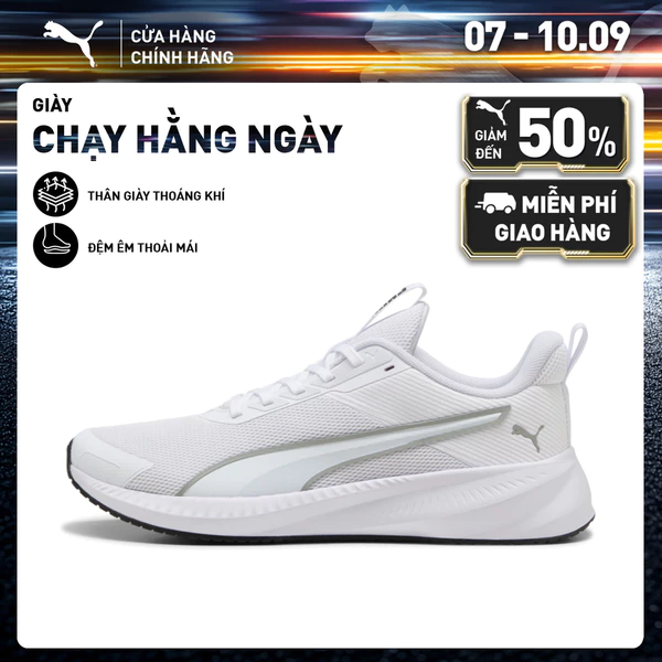 Giày Chạy Bộ PUMA Unisex Flyer Lite 4 White Màu Trắng