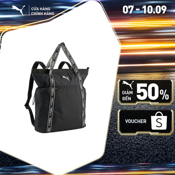 Balo Thể Thao PUMA Unisex CAT Tote Backpack_MFO Black Màu Đen