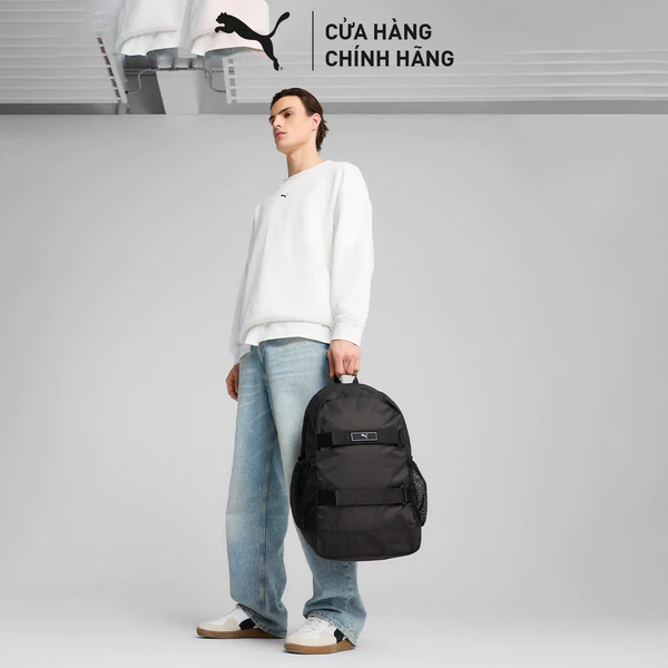 Balo Thể Thao PUMA Unisex DECK Backpack Black Màu Đen