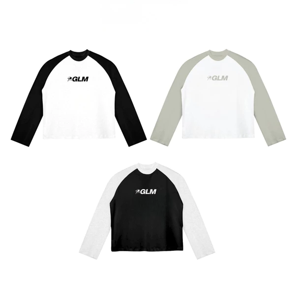 TheGlam CHÍNH HÃNG - Áo Thun Tay Dài “GLM STAR” Raglan Form Boxy - TS07-01
