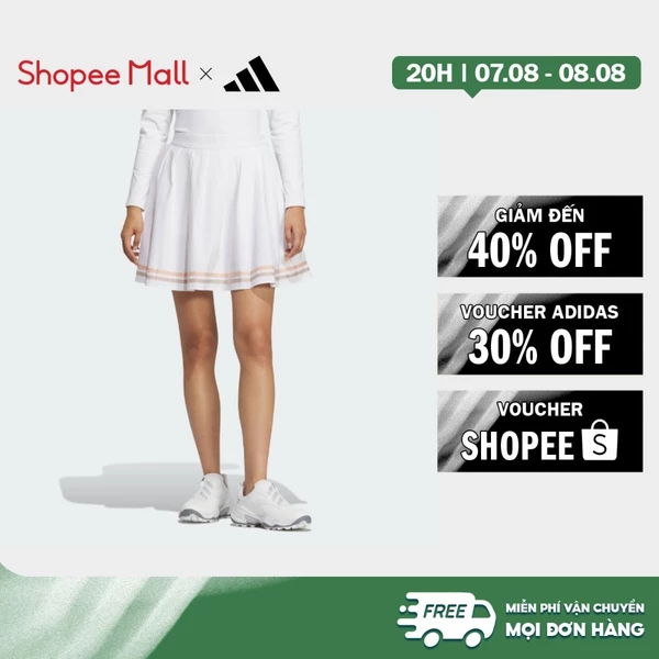 [Duy nhất 8.8 - VOUCHER 30%]adidas Đánh gôn Chân Váy Xếp Ly AEROREADY Nữ trắng JF4615