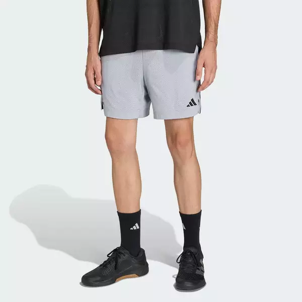 adidas Gym & Training QUẦN SHORT TẬP LUYỆN 2 TRONG 1 TECH ESSENTIALS Nam Xám KE9634
