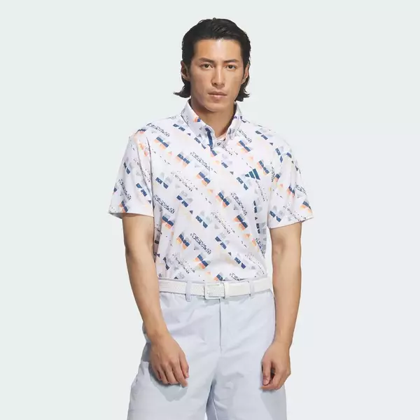 adidas Đánh gôn ÁO POLO NGẮN TAY AOP Nam trắng JZ4363