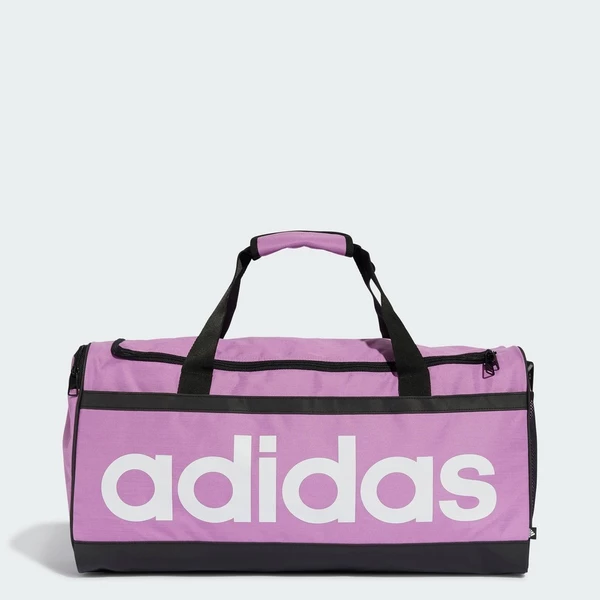 adidas Lifestyle Essentials Linear Duffel Bag Medium Unisex Purple IZ1898