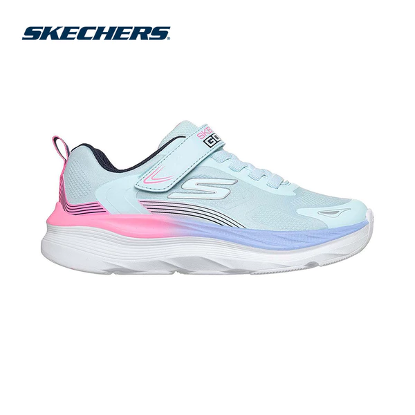 Giày Thể Thao Bé Gái Skechers Max Run - 303989L-BLU Air-Cooled Goga Mat