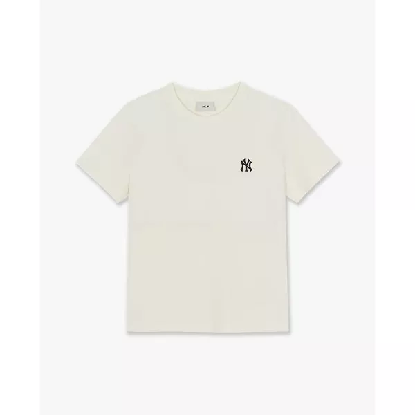MLB - Áo thun nữ cổ tròn tay ngắn Basic Small Logo_3FTSB0164-50CRS