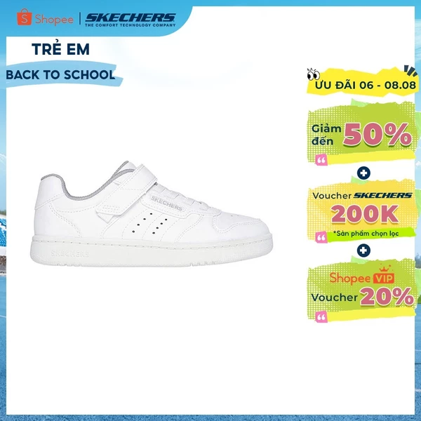 Giày Thể Thao Bé Trai Skechers SKECHERS Street Quick Street-405638L-WHT Online Sale