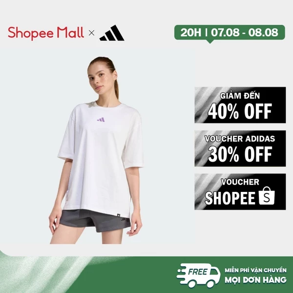 [Duy nhất 8.8 - VOUCHER 30%]adidas Phong cách sống ÁO THUN GRAPHIC SOFT SPORTS Nữ trắng JZ7904