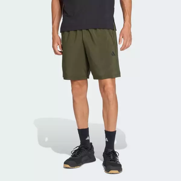 adidas Gym & Training Train Essentials Woven Training Shorts Men Green JX2715