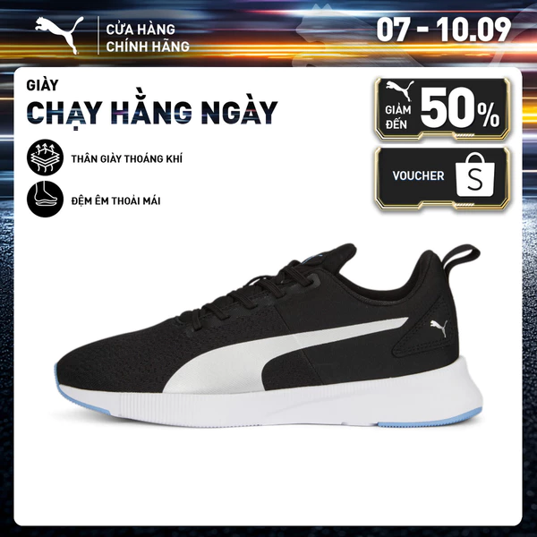 Giày Chạy Bộ PUMA Nữ Flyer Runner Femme Wn's Black-Day Dream Màu Đen