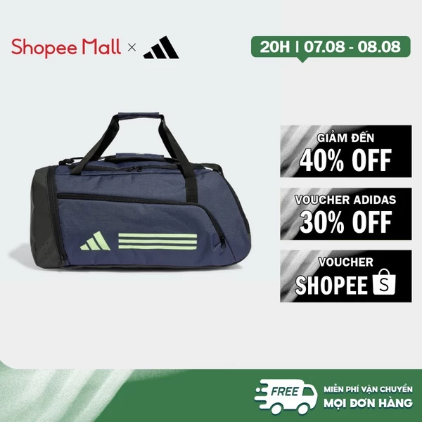 [Duy nhất 8.8 - VOUCHER 30%]adidas Gym & Training Túi Duffel 3 Sọc Essentials Unisex Màu xanh da trời IR9820